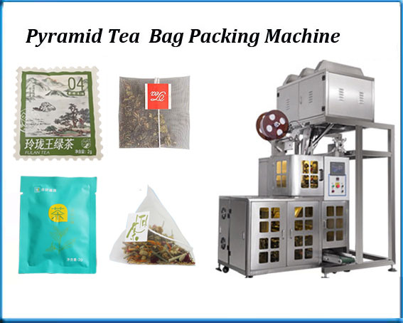 Automatische bio pyramiden teebeutel verpackungsmaschine mit vorgefertigter beutel